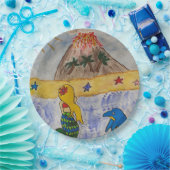 Mermaid Island Paper Plate Pappteller (Party)