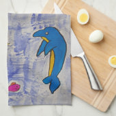 Mermaid Island Teetuch Geschirrtuch (Viertel Falte)