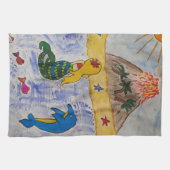 Mermaid Island Teetuch Geschirrtuch (Horizontal)