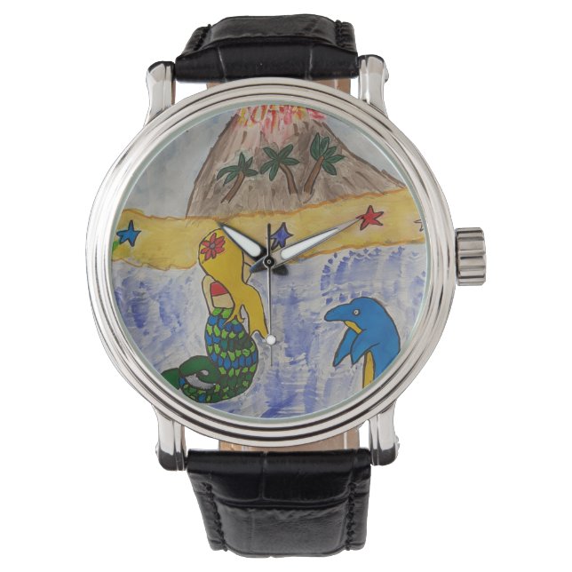 Mermaid Island Watch Armbanduhr (Vorderseite)
