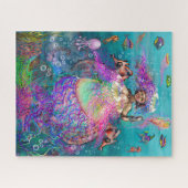 Mermaid Jellyfish Jigsaw Puzzle (Horizontal)