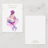 Mermaid Jewelcard - Armband/Halskette Visitenkarte (Vorne/Hinten)