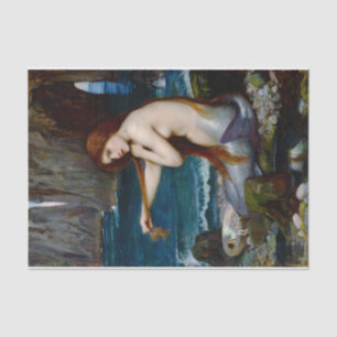 Mermaid John William Waterhouse Art Seidenpapier