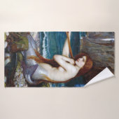 Mermaid, John William Waterhouse Badehandtuch (Badehandtuch)