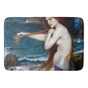 Mermaid, John William Waterhouse Badematte