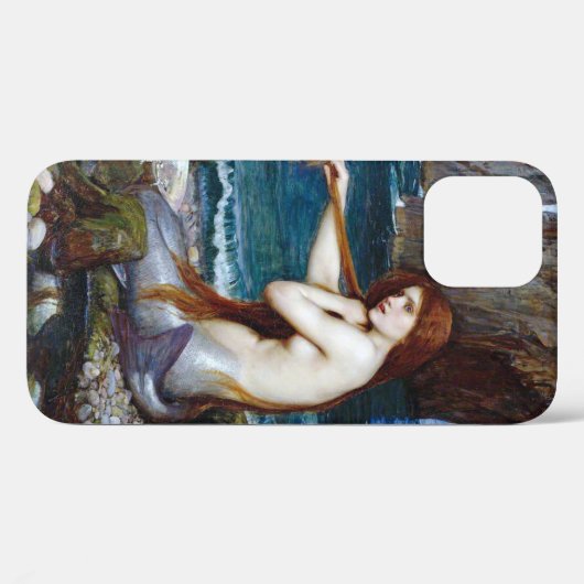 Mermaid, John William Waterhouse Case-Mate iPhone Hülle (Rückseite (Horizontal))