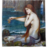 Mermaid, John William Waterhouse Duschvorhang (Vorderseite)