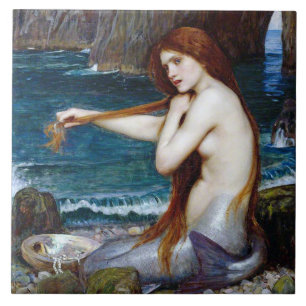 Mermaid, John William Waterhouse Fliese