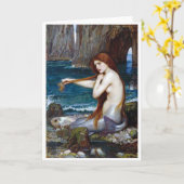 Mermaid, John William Waterhouse Karte (Gelbe Blume)