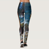 Mermaid, John William Waterhouse Leggings (Rückseite)