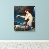 Mermaid John William Waterhouse Painting Leinwanddruck (Insitu (Holzboden))