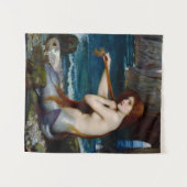 Mermaid John William Waterhouse Painting Wandteppich (Vorderseite (Horizontal))