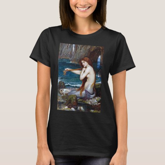 Mermaid, John William Waterhouse T-Shirt (Vorderseite)