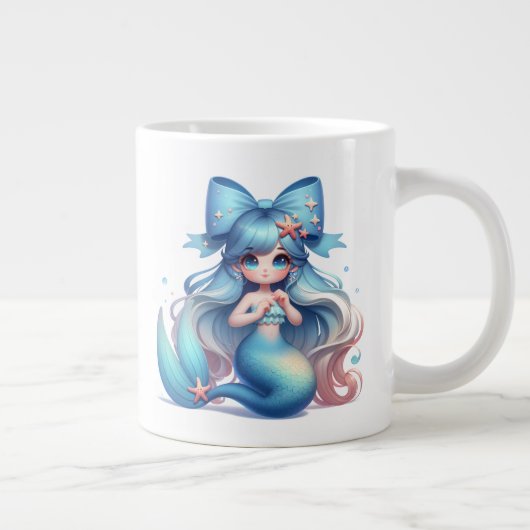 Mermaid-Jumbo-Tasse Jumbo-Tasse (Rechts)
