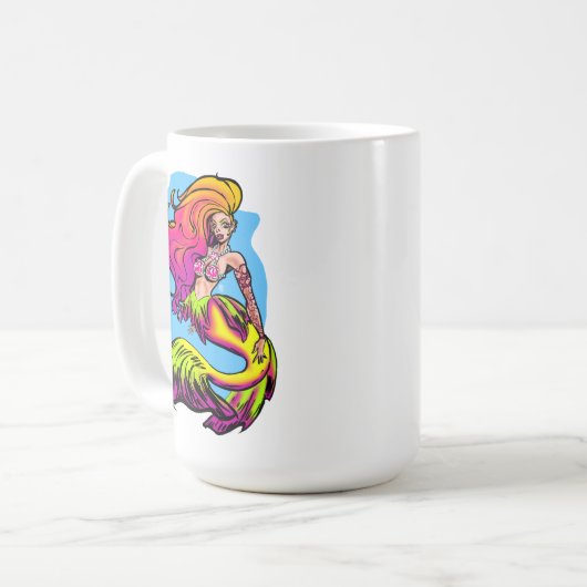 Mermaid Kaffeetasse (Vorderseite Links)