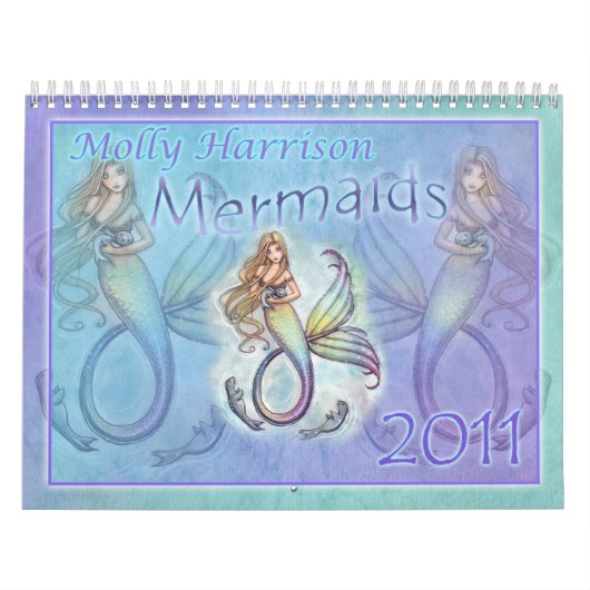 Mermaid-Kalender 2011 von Molly Harrison Kalender (Titelbild)