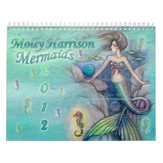 Mermaid-Kalender 2012 von Molly Harrison Kalender (Titelbild)