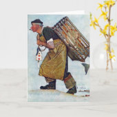 Mermaid Karte (Gelbe Blume)