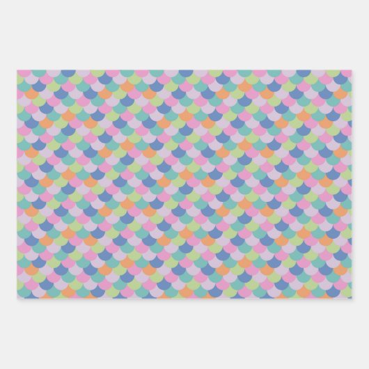 Mermaid Kelp Wrapping Paper Geschenkpapier Set (Vorderseite 3)