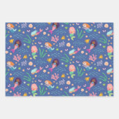 Mermaid Kelp Wrapping Paper Geschenkpapier Set (Vorderseite)