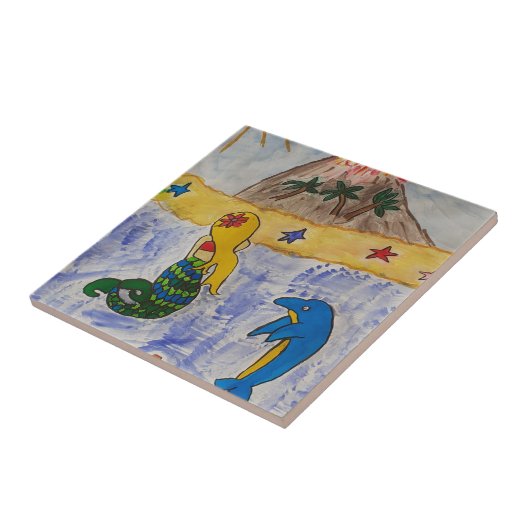 Mermaid Keramik Tile Fliese (Seite)