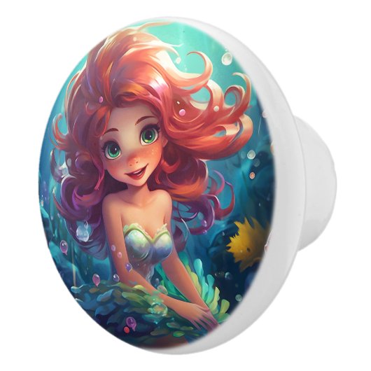Mermaid Keramikknauf (Rechts)