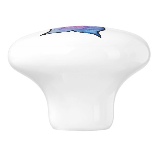 Mermaid Keramikknauf (Seitenansicht)