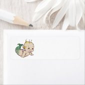 Mermaid Kewpie Address Labels (Insitu)