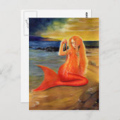 Mermaid Key Sunset Postkarte (Vorne/Hinten)