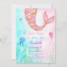 Mermaid Kids Einladung