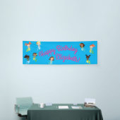Mermaid Kindergeburtstag Pool Party Banner (Messeveranstaltung)