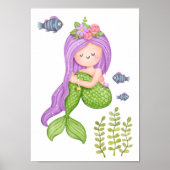 Mermaid Kinderzimmer Poster Ocean Kids Room Decke (Vorne)