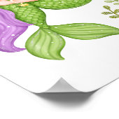 Mermaid Kinderzimmer Poster Ocean Kids Room Decke (Ecke)