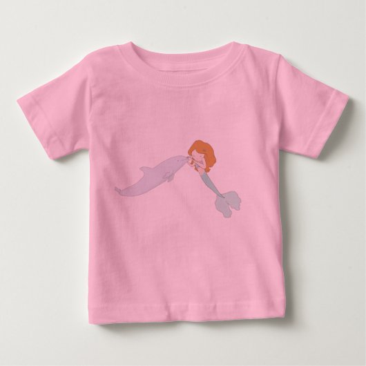 Mermaid Kisses Baby T-shirt (Vorderseite)