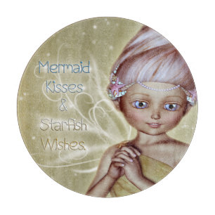 Mermaid Kisses Schneidebrett
