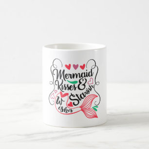 Mermaid Kisses Starfish wünscht Kaffeetasse