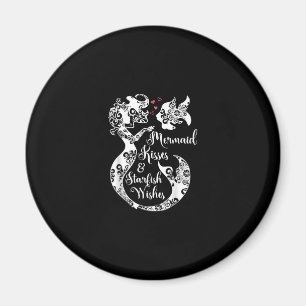 Mermaid Kisses Starfish wünscht Mandala Mermai Swi Magnet