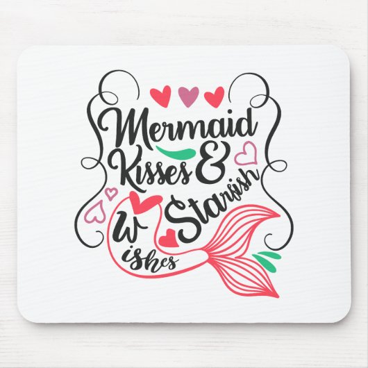 Mermaid Kisses Starfish wünscht Mousepad (Vorne)