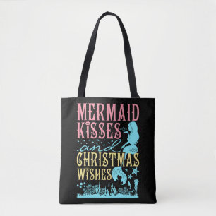 Mermaid Kisses und Weihnachtswünsche Tasche