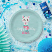 Mermaid Kitty Birthday Party Paper Plate Pappteller (Party)