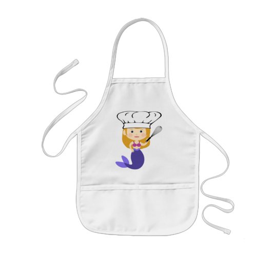 Mermaid Koch Kinderschürze (Vorne)