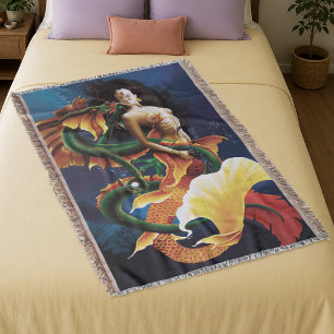 Mermaid Koi Dragon Fantasy Decke