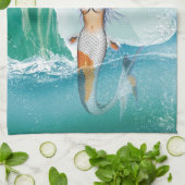 Mermaid Küchentuch (Gefaltet)