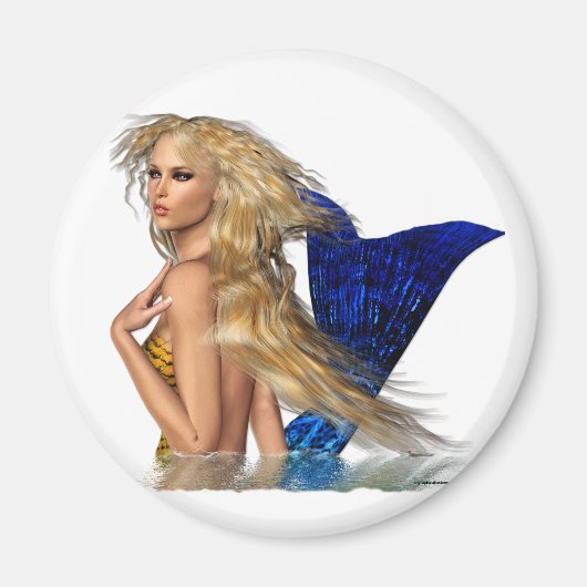 Mermaid Kühlschrankmagnet (Vorne)