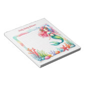Mermaid Lagoon Notepad Notizblock (angewinkelt)