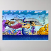 Mermaid Large Print Poster (Vorne)