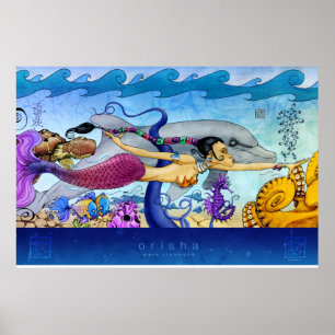 Mermaid Large Print Poster