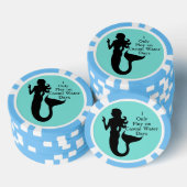Mermaid Lässig Water Days Sea Golf Ball Marker Pokerchips (Stapel)