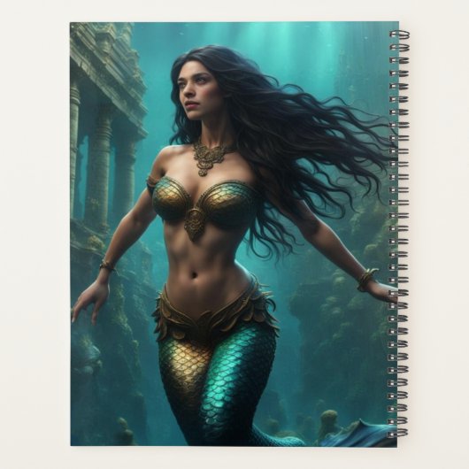 Mermaid Legend Calendar Planer (Rückseite)