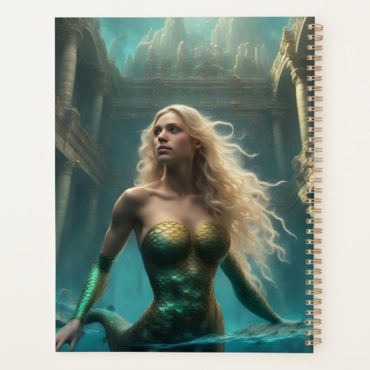 Mermaid Legend Calendar Planer (Rückseite)